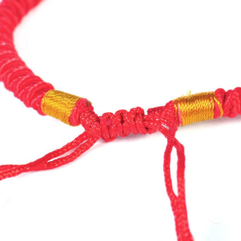 Изображение товара: 2020 1 шт Новое прибытие ручной Плетеный счастливый красный плетеный шнур браслет для мужчин женщин мужчин счастливые ювелирные изделия