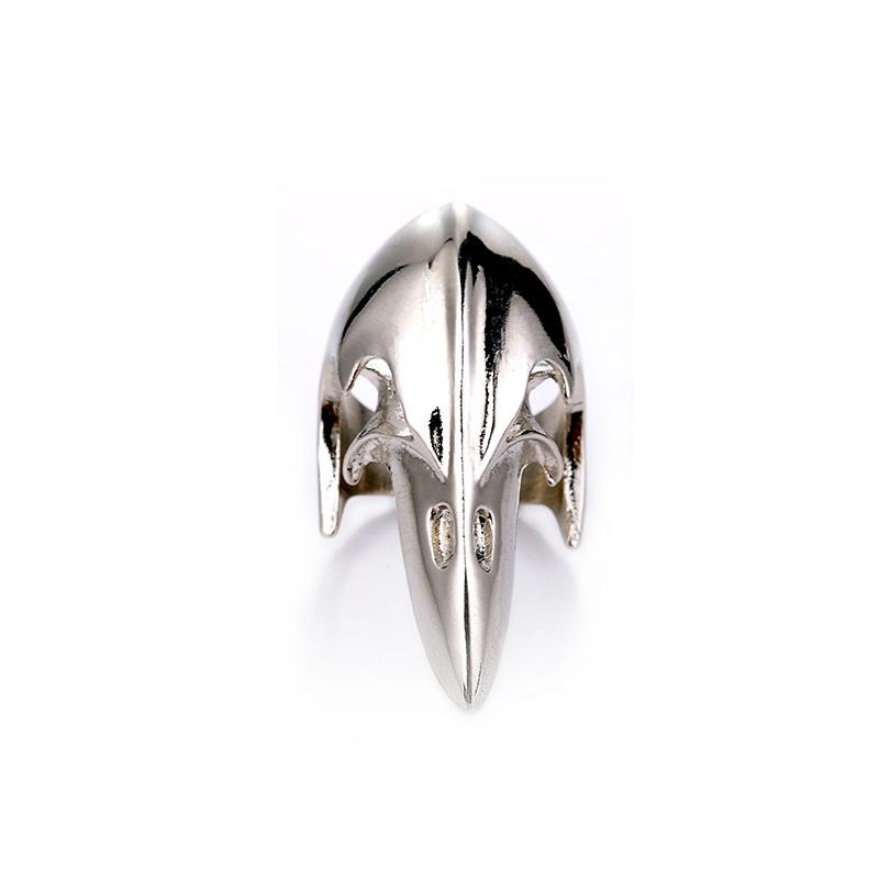 Изображение товара: Открытый EDC Ретро самооборона Орел клюв Кольцо Череп маска кольцо панк популярное кольцо властный шлем крутое кольцо