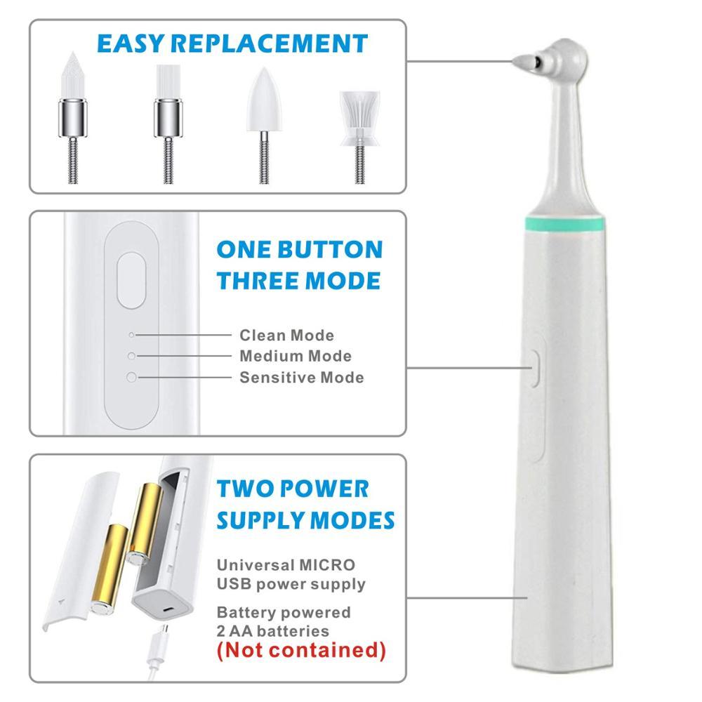 Изображение товара: Многофункциональный Электрический инструмент для удаления зубного налета, отбеливания зубов, чистки, удаления загрязнений с зубов, средство для полировки для зубов