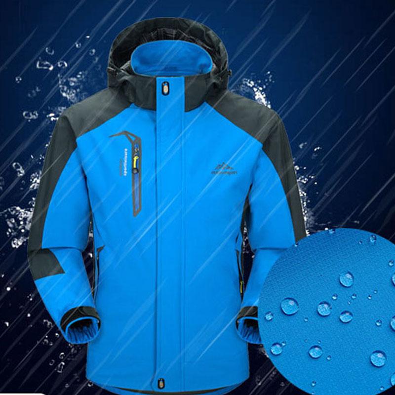 Изображение товара: Куртка мужская весенне-осенняя, ветрозащитная, с капюшоном, 6XL