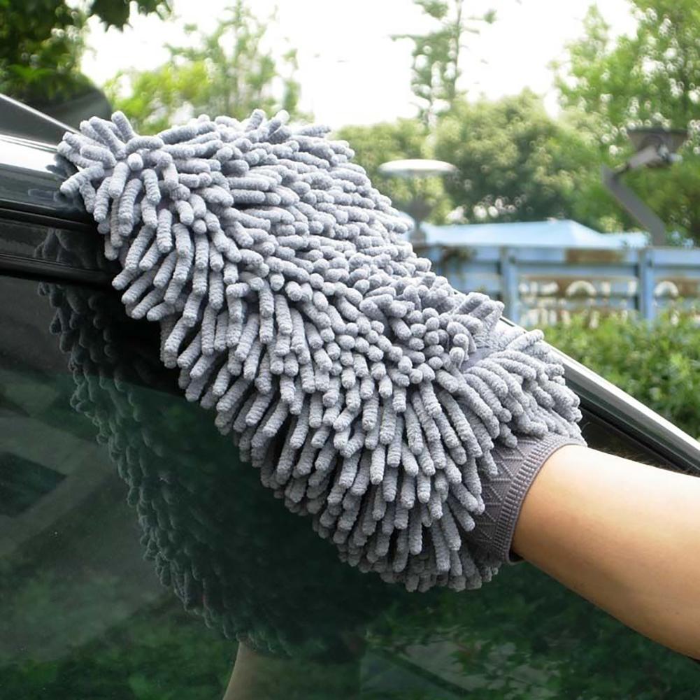Изображение товара: 1 шт. мойка автомобиля из микрофибры синель Mitt Авто Чистящая перчатка мойка пыли