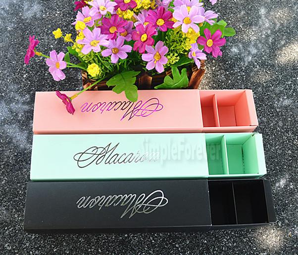 Изображение товара: Упаковка для макарон 6 цветов, свадебные конфеты, сувениры, подарочные бумажные коробки с лазером, коробка для шоколада с 6 ячейками/коробка для печенья