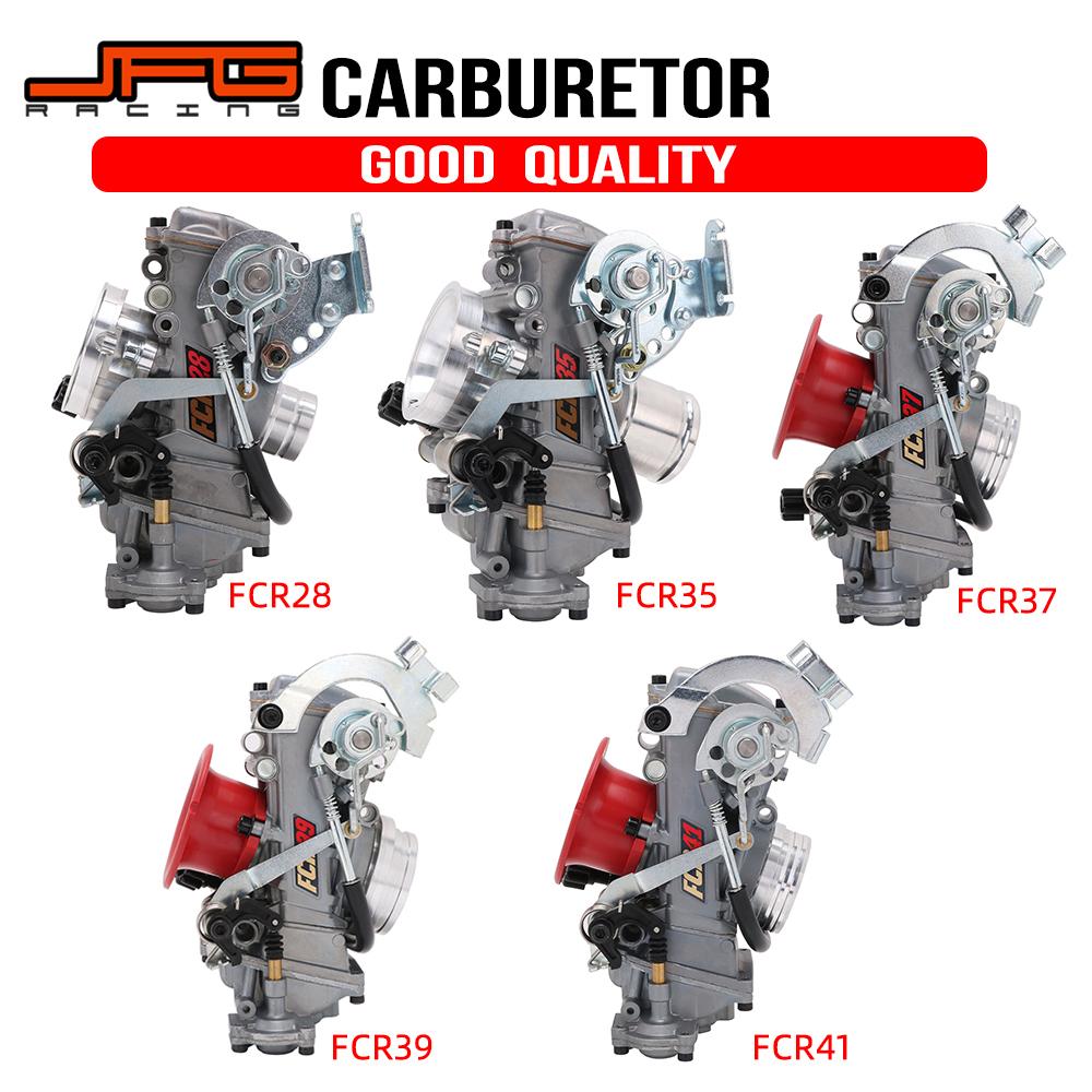 Изображение товара: Мотоциклетный цинковый FCR28 33 35 37 38 39 40 41 мм карбюратор FCR дополнительная мощность 30% для кроссового велосипеда Keihin CRF450 CRF650 FS450 Husqvarna KTM