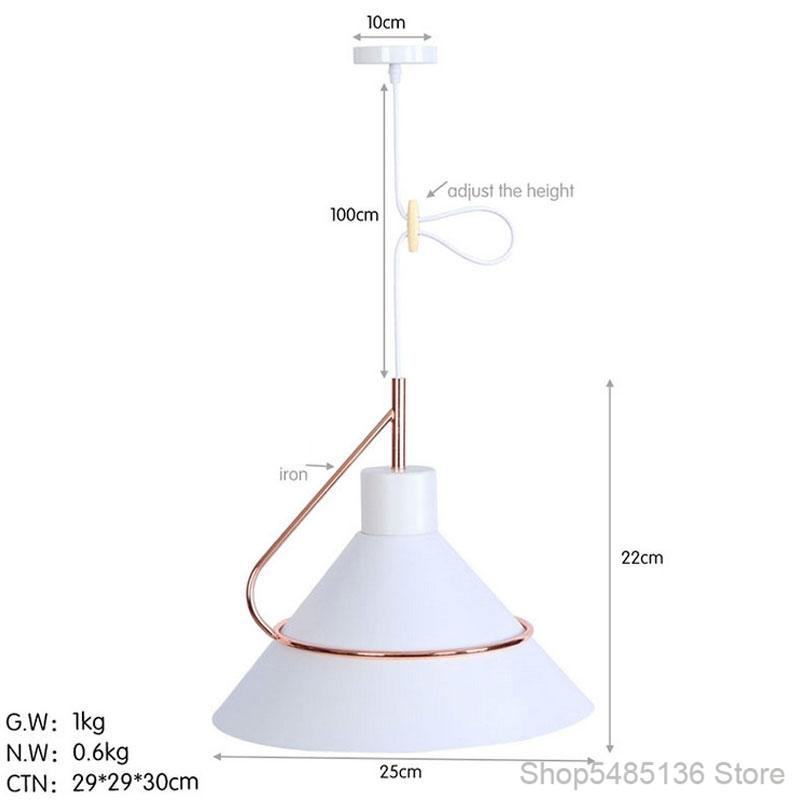 Изображение товара: Винтажный черный железный подвесной светильник в скандинавском стиле, лампа для гостиной, кухни, спальни, промышленный светодиодный светильник для кафе, бара, ресторана