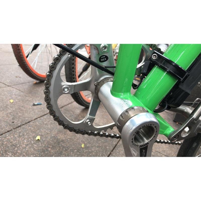 Изображение товара: Складной велосипедный Нижний Кронштейн защитное устройство наклейка из алюминиевого сплава для велосипеда Brompton защита нижних кронштейнов