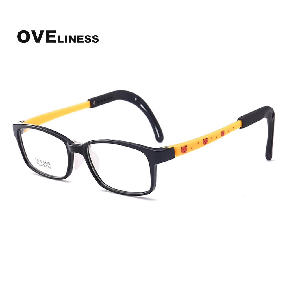 Изображение товара: Очки TR90 для близорукости для мальчиков и девочек, оптические аксессуары для рецепта, мягкие прозрачные детские очки, 2021