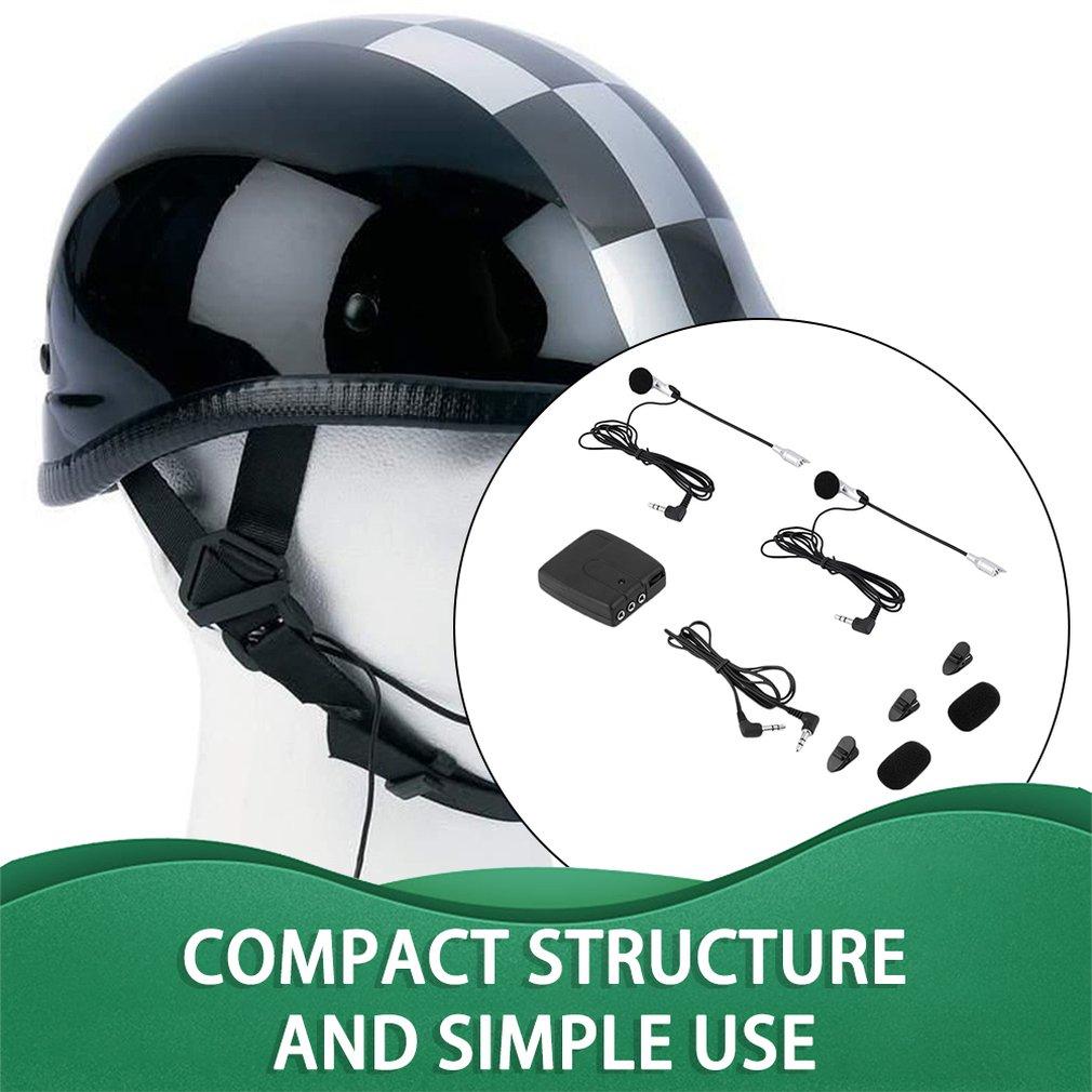 Изображение товара: Система связи шлема с двухсторонней мотоциклетной гарнитурой для переговорного устройства с MP3 GPS ~