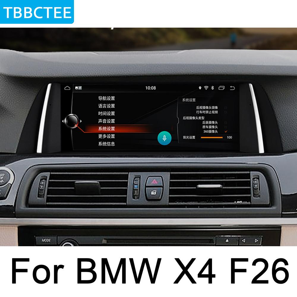 Изображение товара: Автомобильный мультимедийный плеер для BMW X4 F26 2014-2017 NBT Android сенсорный экран GPS навигация карта Радио стерео аудио головное устройство WIFI BT