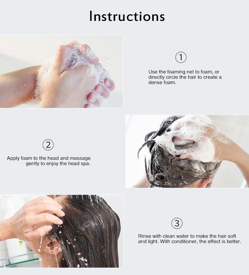 Изображение товара: 100% натуральное органическое мыло-кондиционер для затемнения волос Шампунь Увлажняющий Восстанавливающий седые белые волосы окрашивание лечение бамбуковых волос