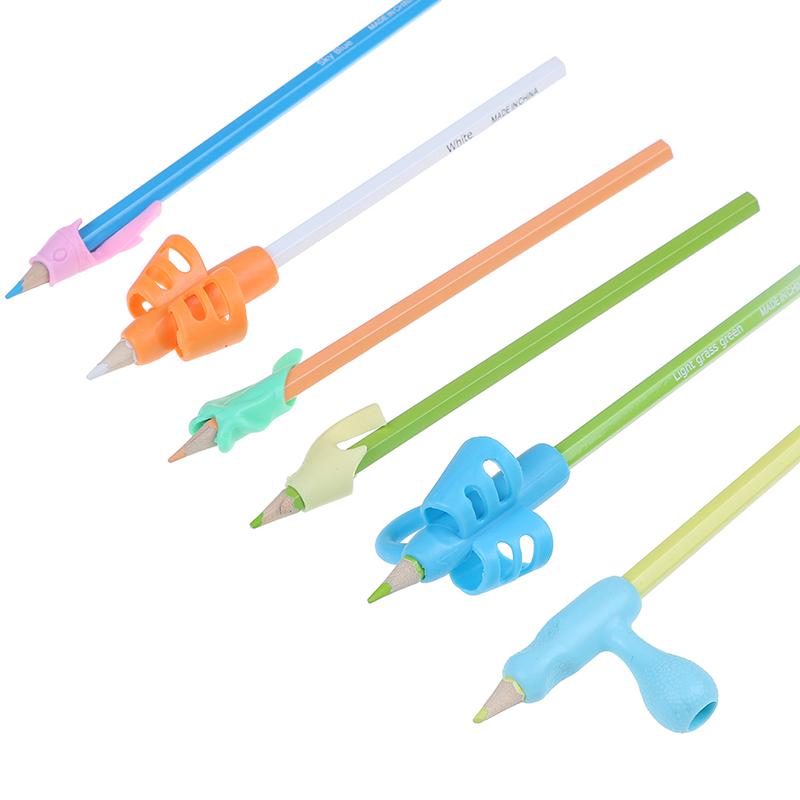 Изображение товара: 3 шт. силиконовых кейсов дельфинами рыбками и удерживайте карандаши для рисования детского творчества для детей студентов карандаш для рисования защиты пальчиковые игрушки