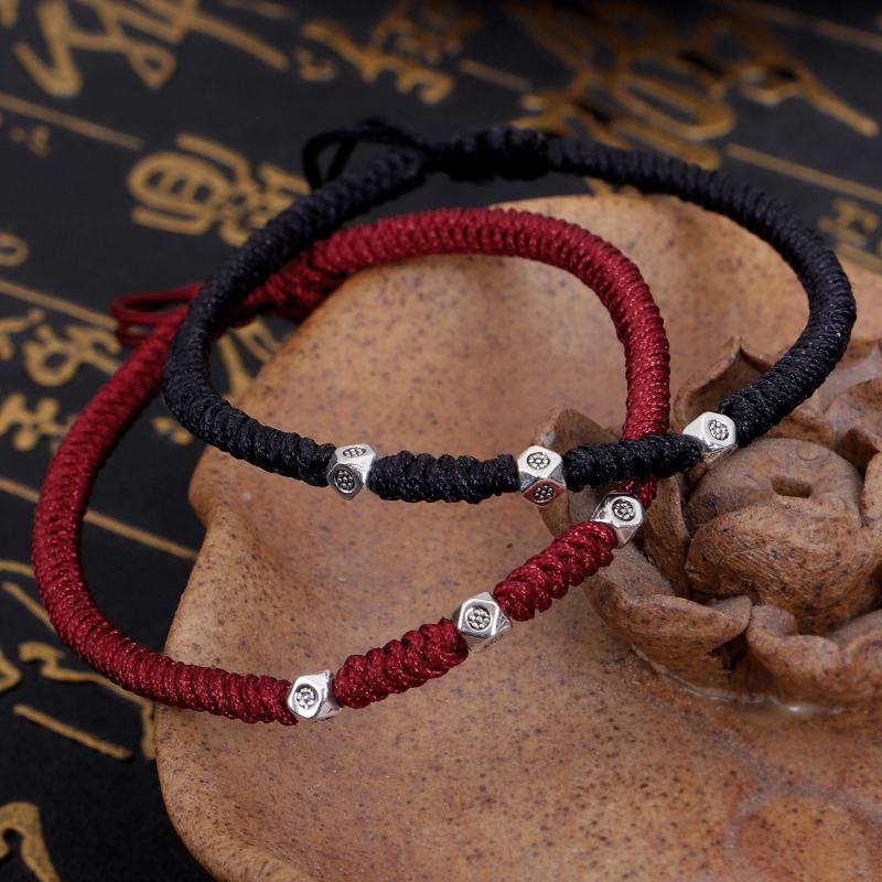 Изображение товара: Тибетский буддийский браслет ручной работы с узлами
