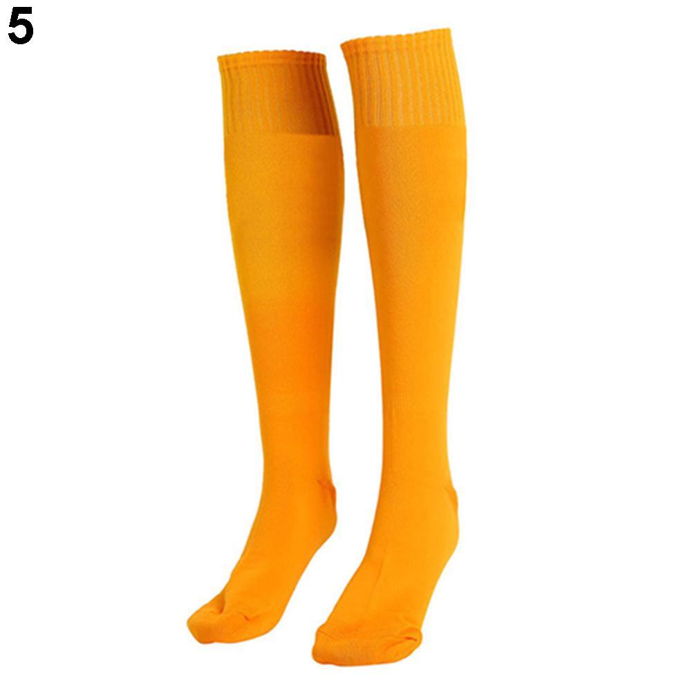 Изображение товара: Длинные эластичные Компрессионные носки для мужчин, женщин, мужчин, бега, спорта, футбола, регби, носок, ноги