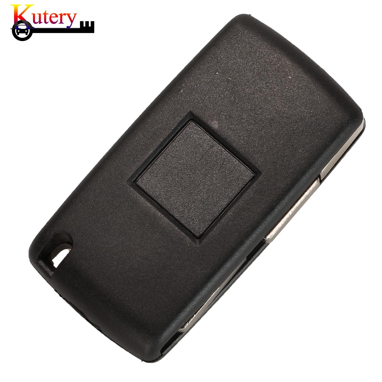 Изображение товара: Чехол для автомобильного ключа Kutery 10 шт./лот для Peugeot 406 607, 3 кнопки, Сменный Чехол для ключа CE0536 с зажимом для батареи, лезвие NE78