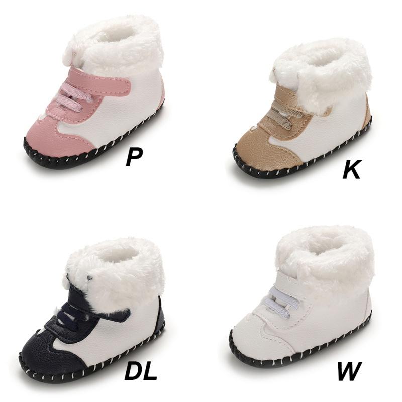 Изображение товара: Winter Autumn Baby Boy Girl Warm Anti-Slip Boots Casual Warm Sneakers Toddler Soft Soled First Walkers Shoes Hot