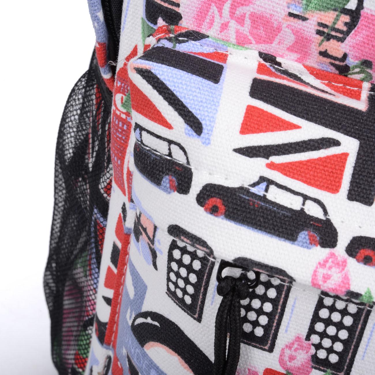 Изображение товара: Холщовый Рюкзак с принтом для женщин, школьные ранцы для подростков, рюкзаки унисекс с американскими флажками, женские сумки VK5219