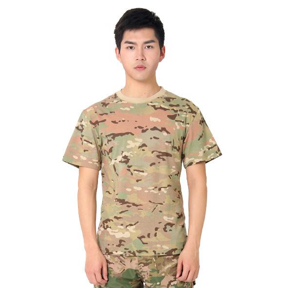 Изображение товара: ACU CP Men Summer Military Uniform Short Sleeve T-shirt Tactical Combat Tees Camouflage Airsoft Battle Desert Tops for Male