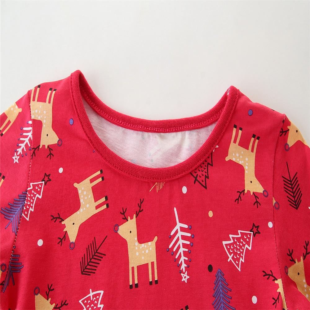 Изображение товара: Jumping Meters/осенне-зимние хлопковые платья в американском стиле для маленьких девочек; Лидер продаж; Платья для малышей с изображением дерева