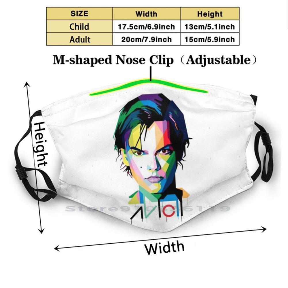 Изображение товара: Музыкальный дизайн Avicii, Пылезащитный фильтр, смываемая маска для лица, для детей, Avicii Music Ultra Dj Edm Dubstep Song Tim Berg Ling Producer Life