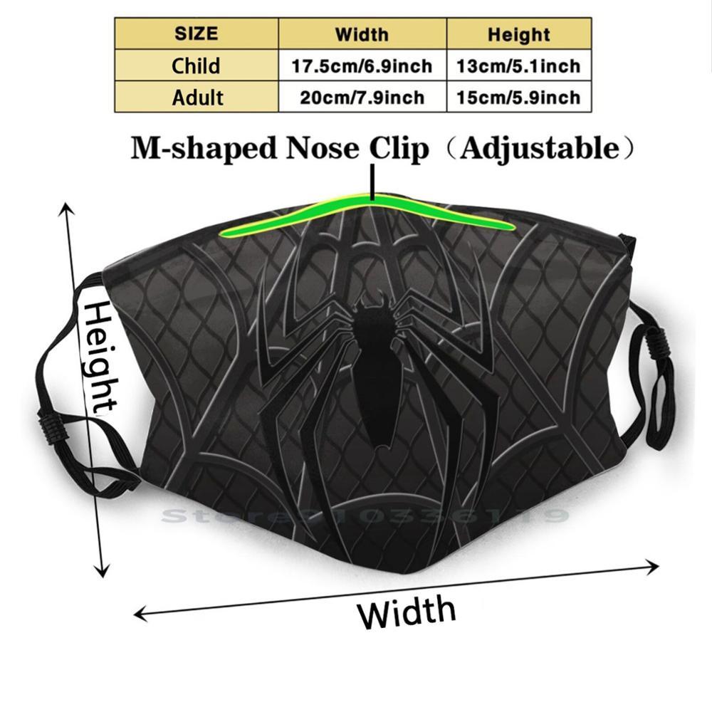 Изображение товара: Паутина (штаб-квартира) многоразовая для губ маска для лица с фильтрами дети паук веб человека паука комиксы стиль 2020 s