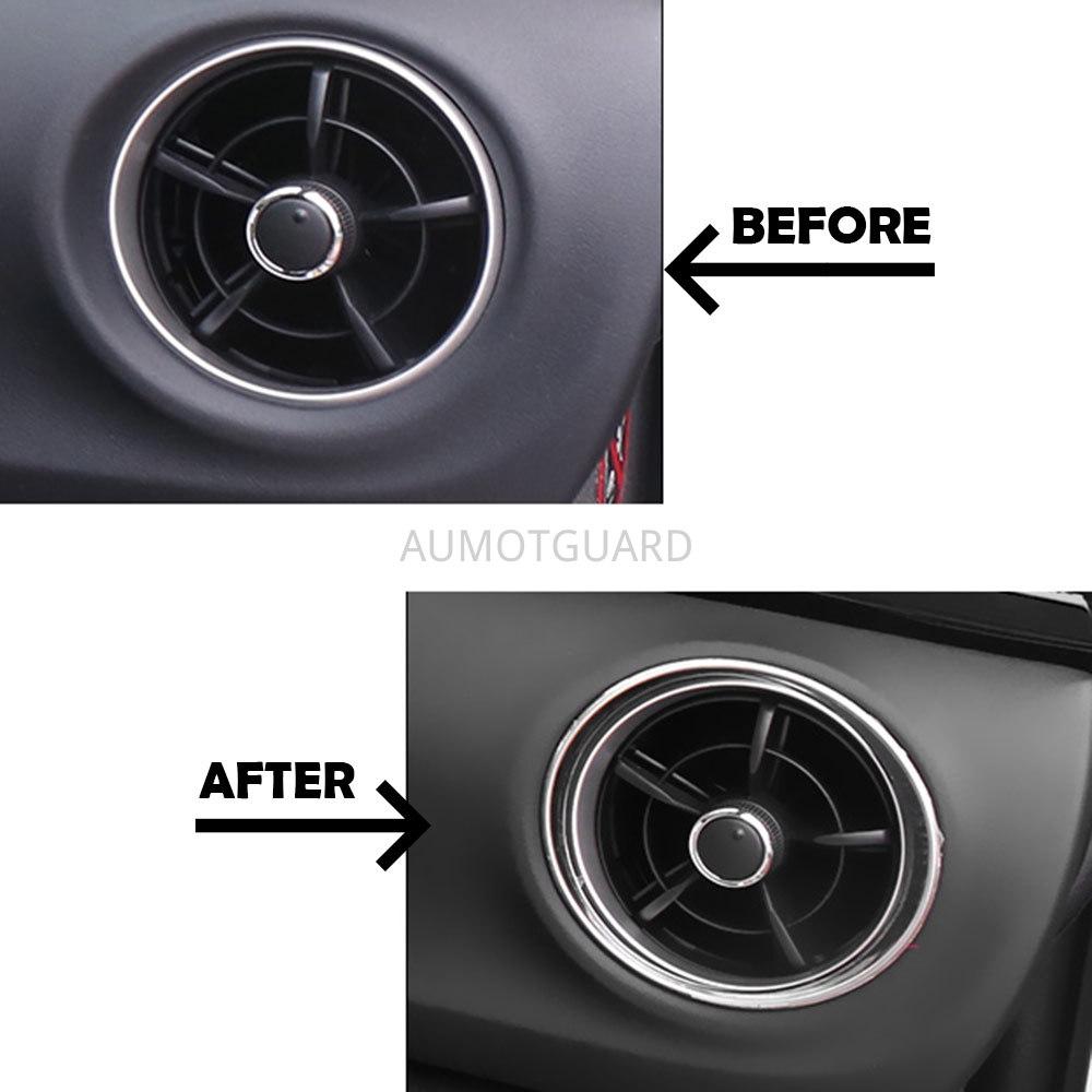 Изображение товара: Автомобильный Стайлинг интерьера вентиляционное отверстие отделка ободок молдинги украшение для Toyota Corolla 2017 2018 E170 аксессуары