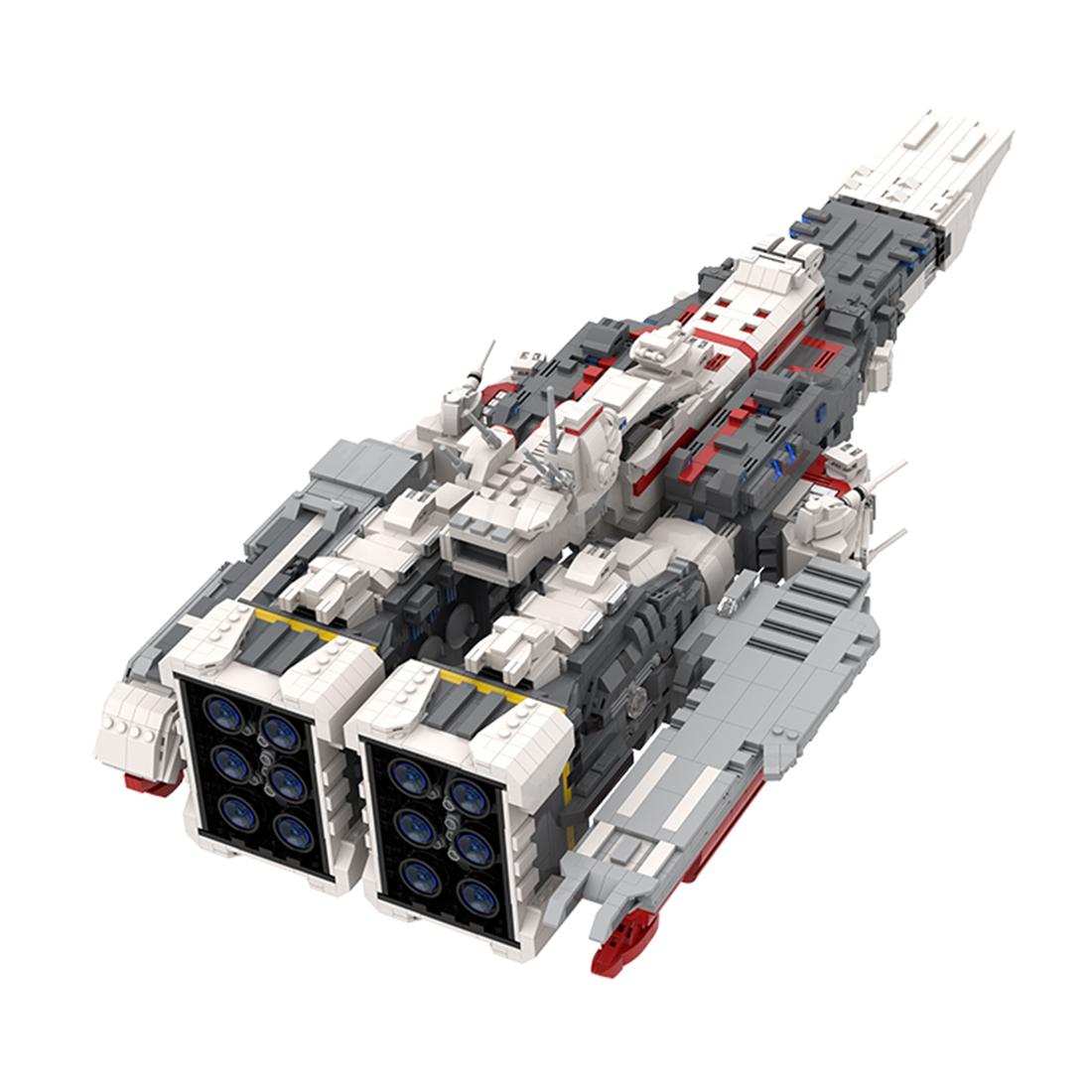 Изображение товара: Набор строительных блоков MOC Space Fighter Battleship, 5800 + шт., ствол игрушка