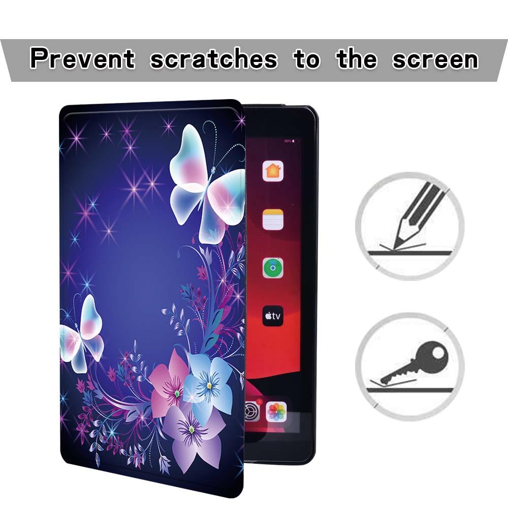 Изображение товара: Butterfly Tablet Case for Apple Ipad 8 2020 8th Generation Leather Stand Tablet Dustproof Foldable Protective Case