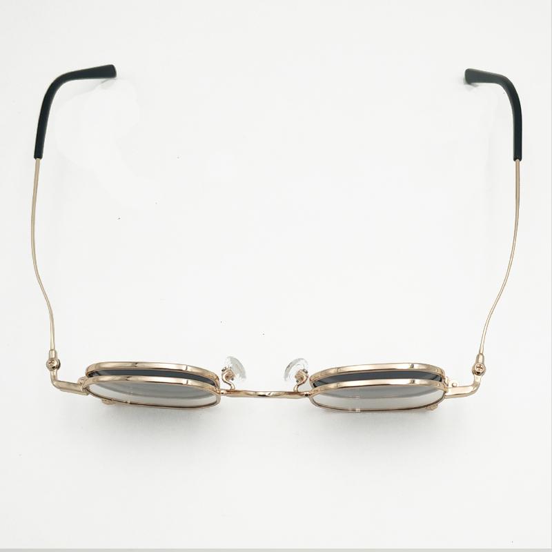 Изображение товара: Ретро солнцезащитные очки, солнцезащитные очки, ультра маленькие, индивидуальные, независимый дизайн, очки, близорукость, оптические очки, четыре линзы, очки