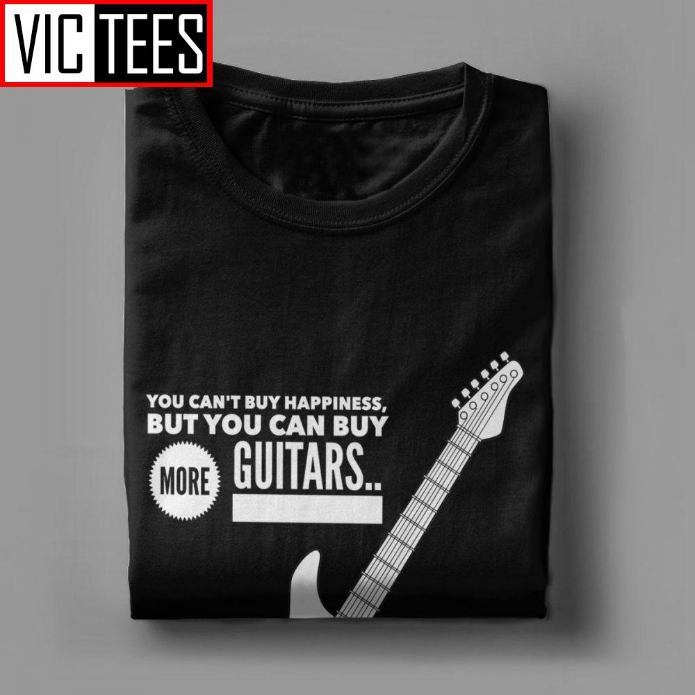 Изображение товара: Мужская забавная футболка с гитарой, купите больше гитар, Мужская футболка, Забавные футболки из 100% хлопка с круглым вырезом, женские футболки