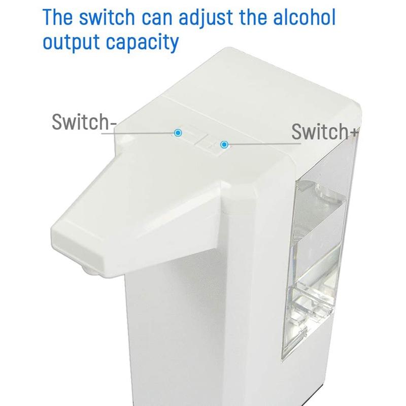 Изображение товара: Автоматический диспенсер для спирта бесконтактная распылительная машина сенсор пресс дозатор для мыла 500 мл дозатор для мыла подходит для дома
