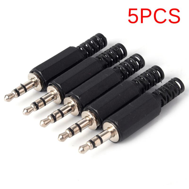 Изображение товара: 3.5mm 1/8 Fashion Audio Male Plug Jack Adapter Stereo Connector Headphone 5PCS/SET