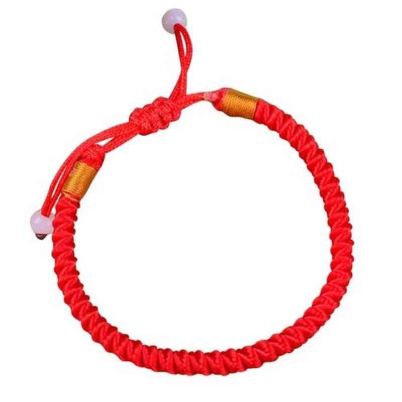 Изображение товара: 2020 1 шт Новое прибытие ручной Плетеный счастливый красный плетеный шнур браслет для мужчин женщин мужчин счастливые ювелирные изделия
