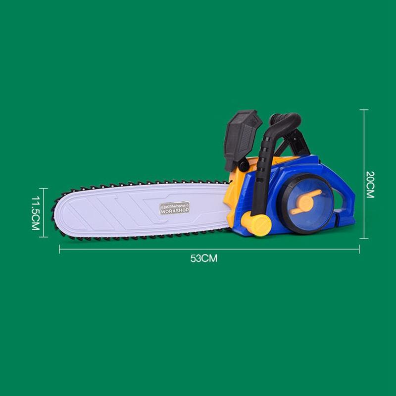 Изображение товара: Электрическая модель бензопилы инструмент игрушка Моделирование детская бензопила машина инструмент детская игрушка