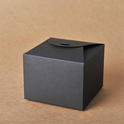 Изображение товара: 50 шт. винтажная черная/Крафтовая мини-коробка из крафт-бумаги в стиле ретро, Подарочная коробка «сделай сам» для свадьбы, маленькая коробка для торта