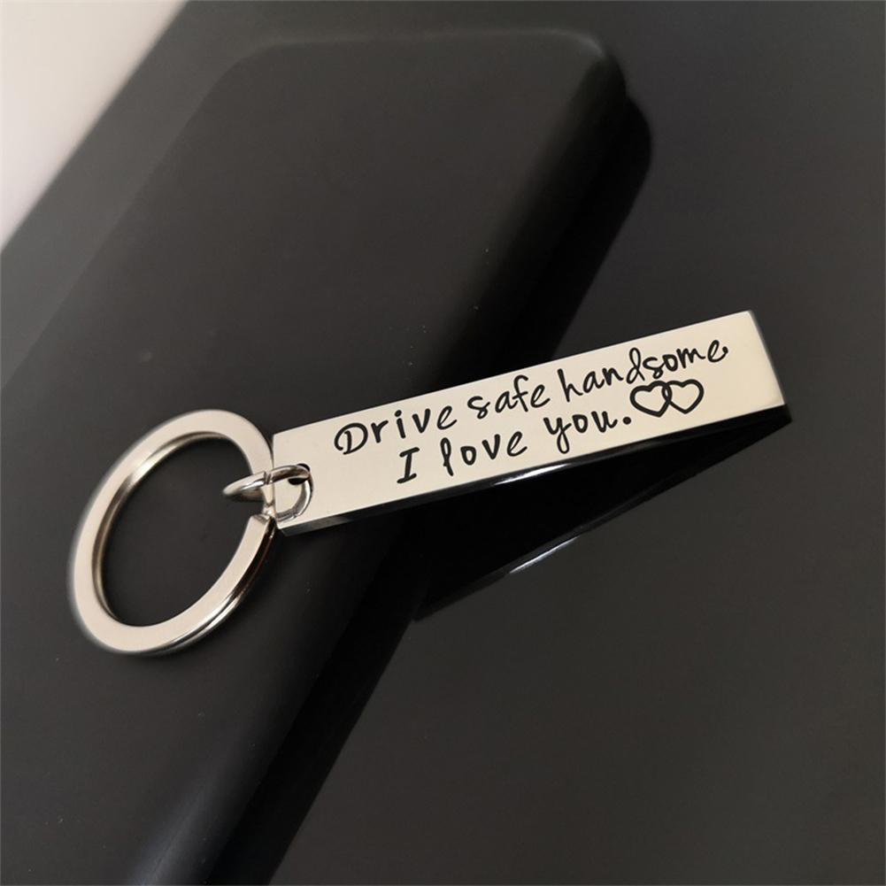 Изображение товара: Брелок для ключей из нержавеющей стали, с гравировкой