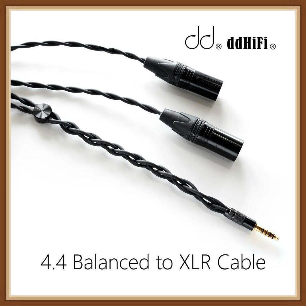 Изображение товара: DD DdHiFi DIY-XLR44A сбалансированный 4,4 к XLR 3pin аналоговый кабель, кабель музыкального плеера с высоким разрешением для динамиков