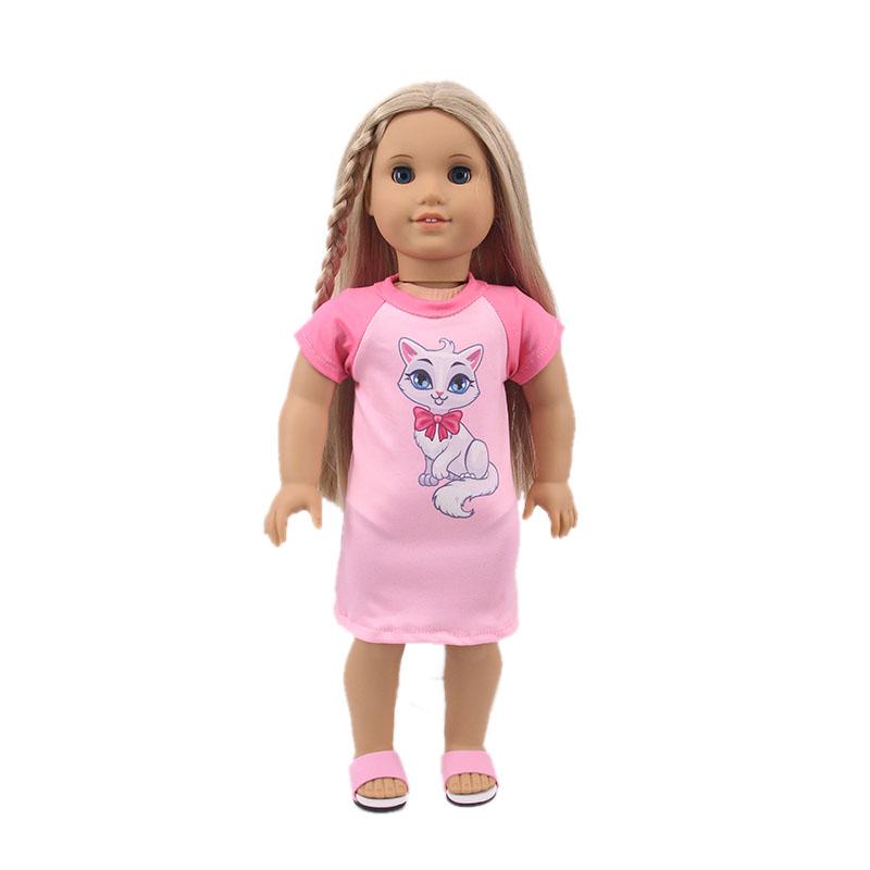 Изображение товара: Кукольный костюм с забавным животным мотивом одежда для 18 дюймов American & 43 см для ухода за ребенком для мам Rebirth новорожденная кукла ОГ девочка кукла Русская кукла DIY Gi