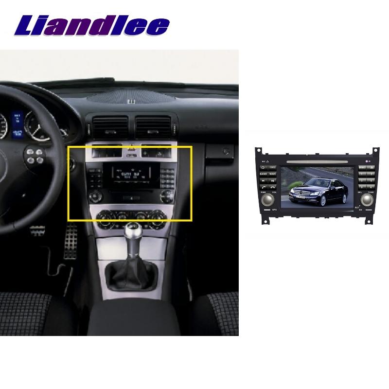Изображение товара: Автомобильная Мультимедийная система LiisLee, для Mercedes Benz MB C W203, facelift, с GPS, звуком, Hi-Fi, радио, стерео, навигация в оригинальном стиле