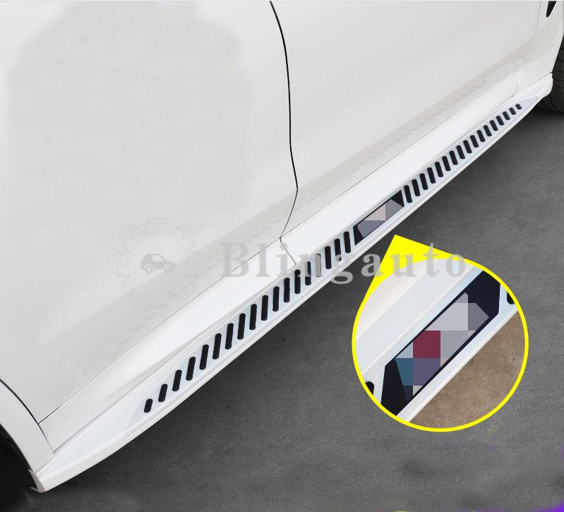 Изображение товара: 2 шт. Левая Правая алюминиевая боковая ступенька подходит для фотомагнитов X3 G01 2018 2019 2020 Защитная Подножка для педали Nerf