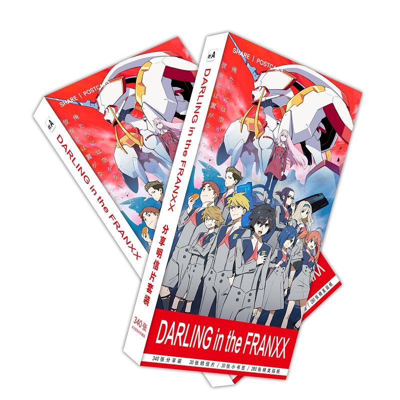 Изображение товара: Новинка 180 шт./компл. Дарлинг в аниме FRANXX DITF большая открытка поздравление открытка с сообщением подарок Канцтовары