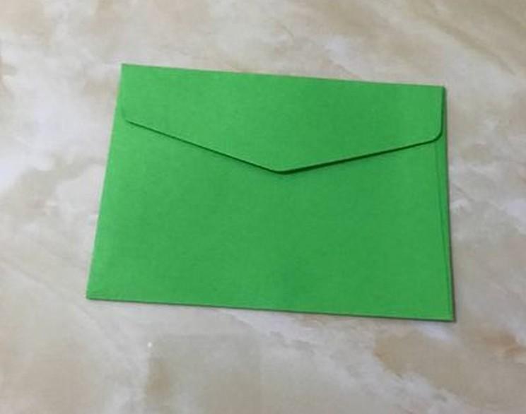 Изображение товара: 5 шт./лот, мини конверты ярких цветов, сделай сам, многофункциональный бумажный конверт для письма, бумажные открытки, школьный материал