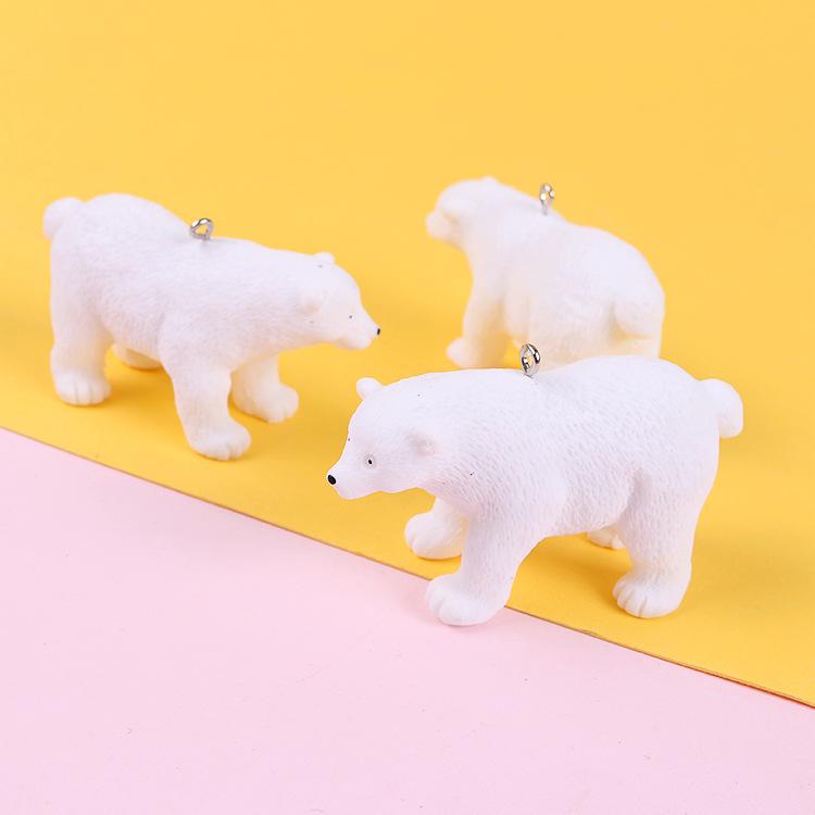 Изображение товара: Большой полярный медведь из смолы, 2 шт.