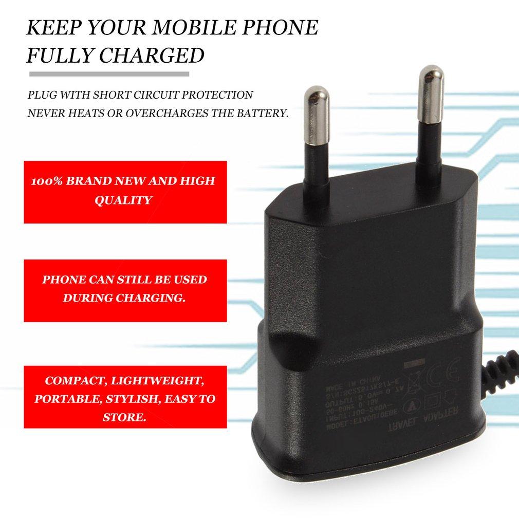 Изображение товара: Универсальное мобильное зарядное устройство для Samsung Galaxy S4 S3 S2 i9300 i9100 EU, сетевое зарядное устройство с Micro USB, дорожное зарядное устройство 110-240 в 5 В 0,7a