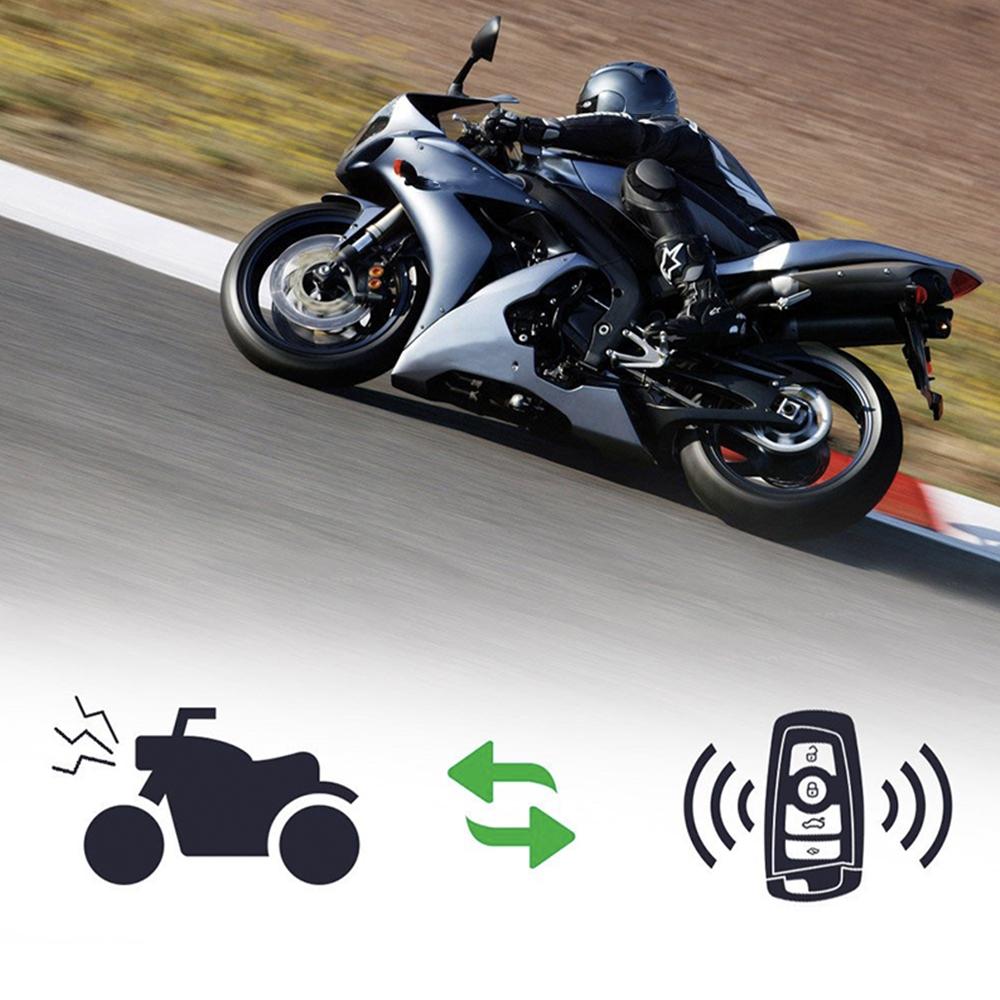 Изображение товара: Универсальная двухсторонняя система сигнализации для мотоцикла, 125 дБ, противоугонная система безопасности, запуск двигателя, дистанционное управление
