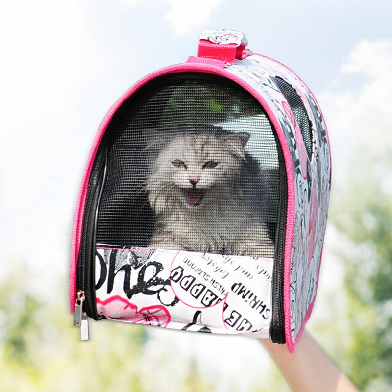 Изображение товара: Уличные дорожные пакеты, рюкзак для домашних животных, сумки-переноски для кошек и собак, дышащая сумка для домашних животных, сумка с ручкой