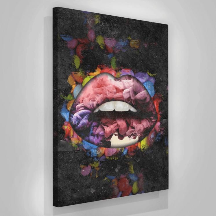 Изображение товара: Модульная картина Hd, абстрактные цветы губы картинки, красивый домашний Декор, живопись, холст, плакат, настенное искусство для гостиной