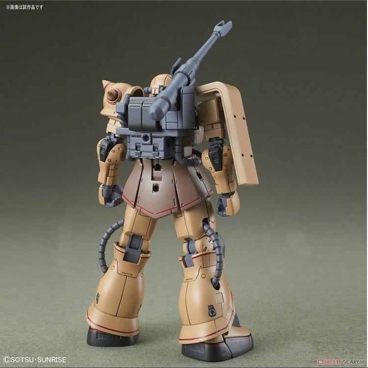 Изображение товара: Экшн-фигурки BANDAI GUNDAM HG GTO 1/144, MS-06CK, модель ZAKU HALF Gundam, собранная аниме фигурка, игрушки, подарок декоративные детские игрушки