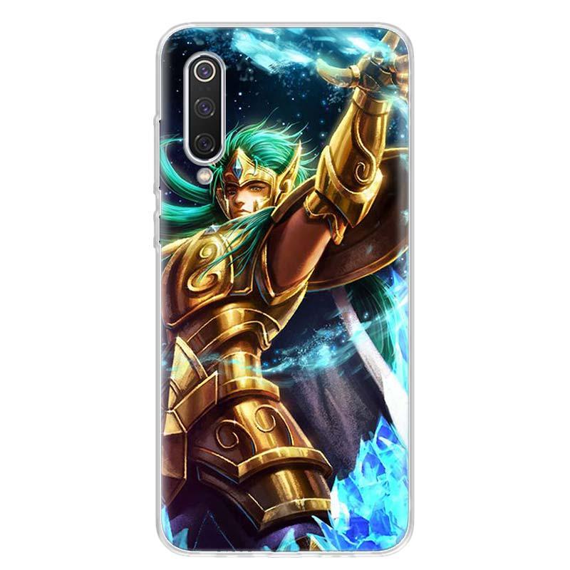 Изображение товара: Аниме Чехол Saint Seiya, чехол для телефона Xiaomi Redmi Note 10, 10S, 9, 9S, 8, 8T, 11 Pro, 7, 6, 5A, 9A, 9T, 9C, 7A, 8A, мягкий чехол