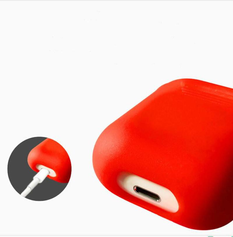 Изображение товара: Чехлы для наушников Airpods Apple, защитные силиконовые кейсы для наушников