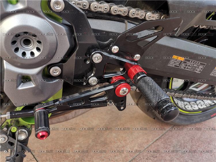 Изображение товара: Мотоцикл Rearsets для Kawasaki Z900 2020 2021 CNC регулируемая подножка рычаг переключения передач педаль тормоза подножки задний комплект