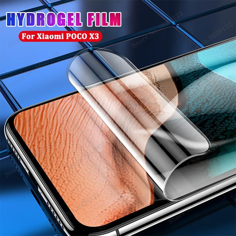 Изображение товара: Передняя Гидрогелевая пленка для xiaomi POCO X3 Защитная пленка для экрана xiaomi POCO X 3 POCOX 3 POCOX3 защитная пленка POCO x3 стекло